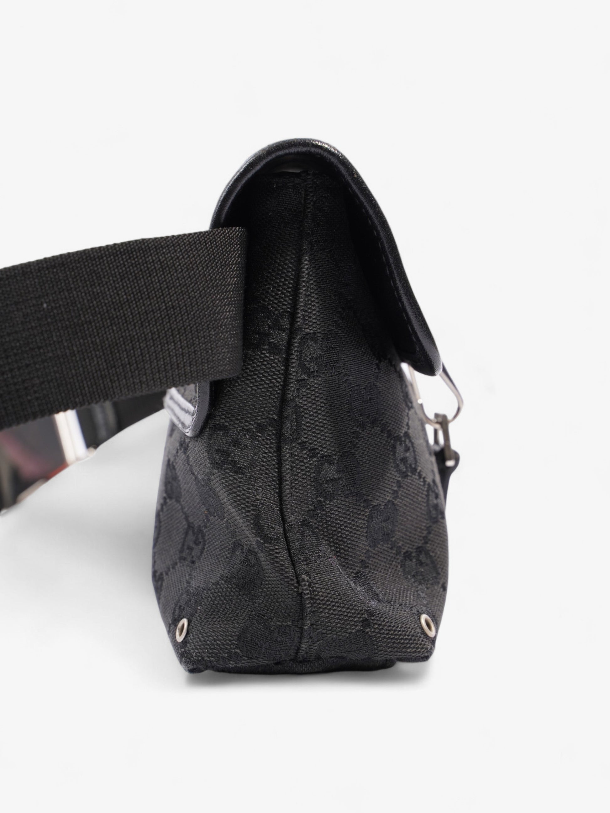 Gucci GG Jackie Belt Bag Black Canvas