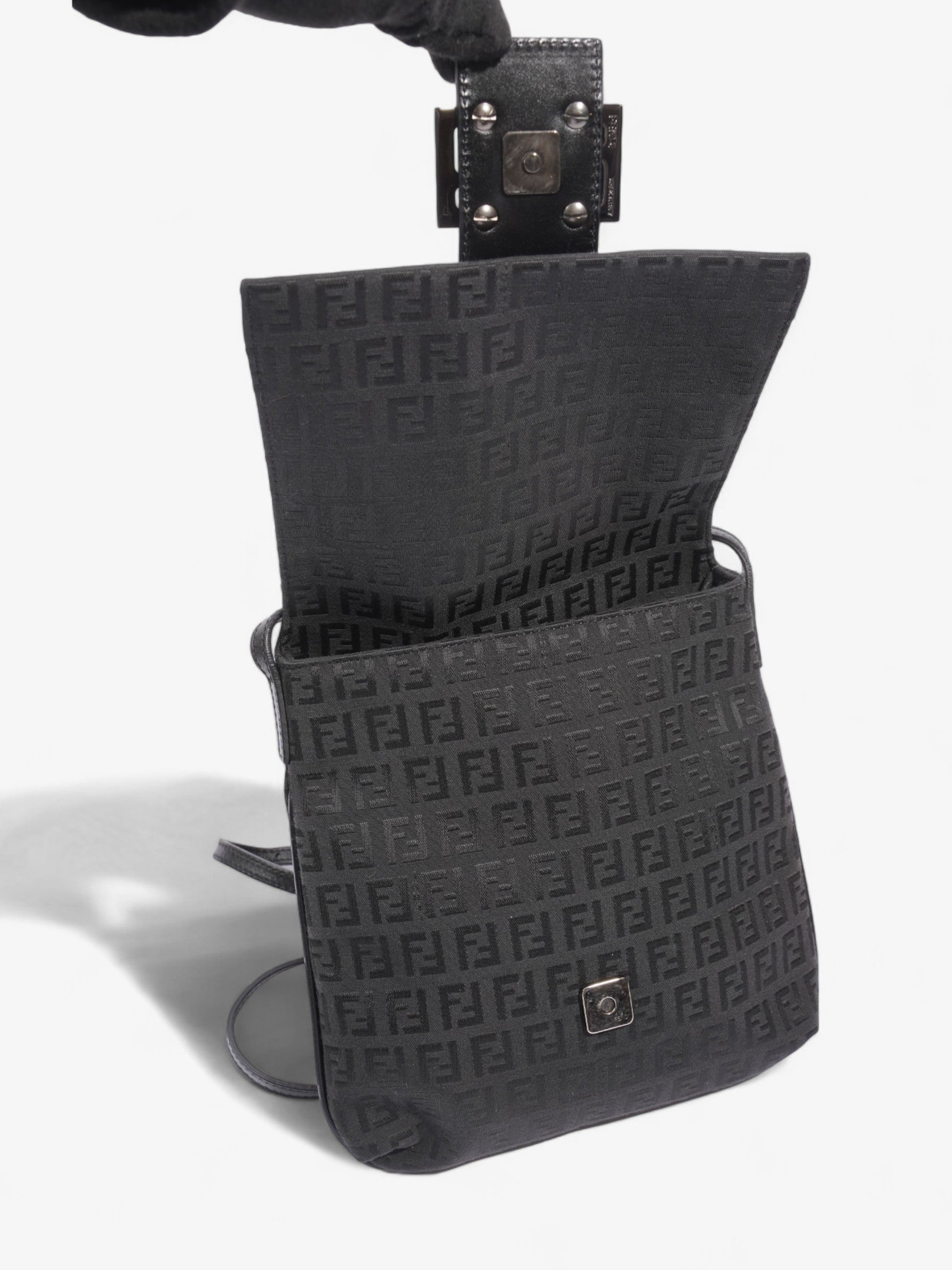 Fendi Zucchino Black Canvas