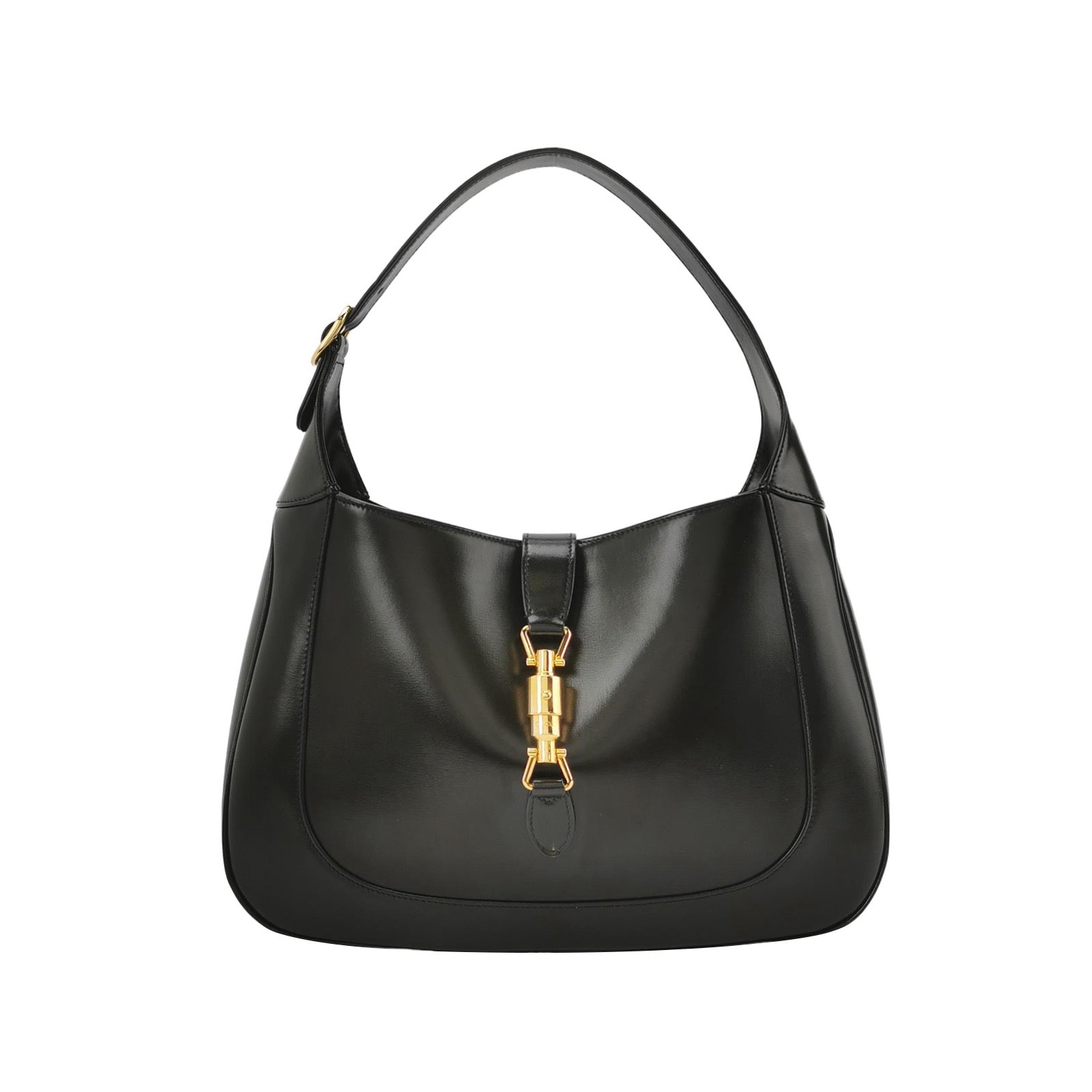 Gucci Jackie 1961 Medium Black Leather Bag No Strap