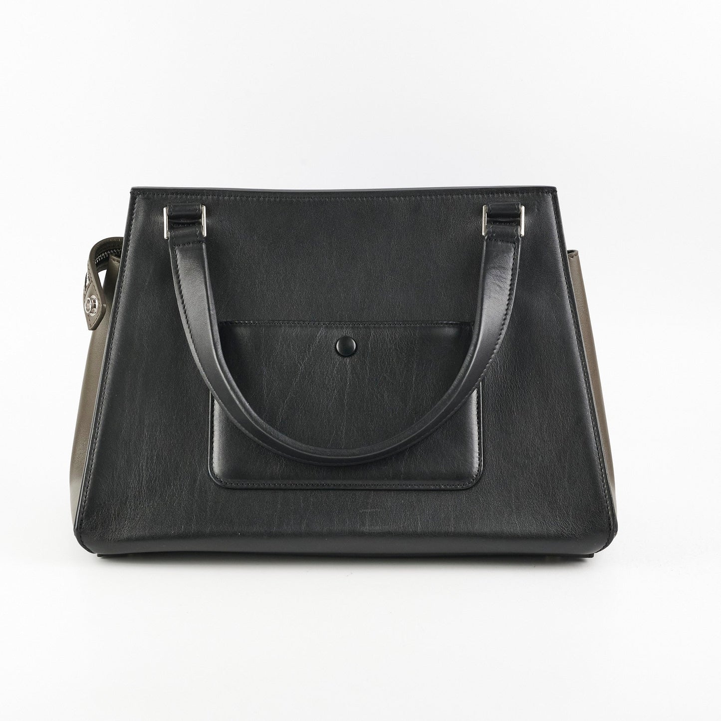 Luxury CELINE Tri-colour Leather Edge Shoulder Bag