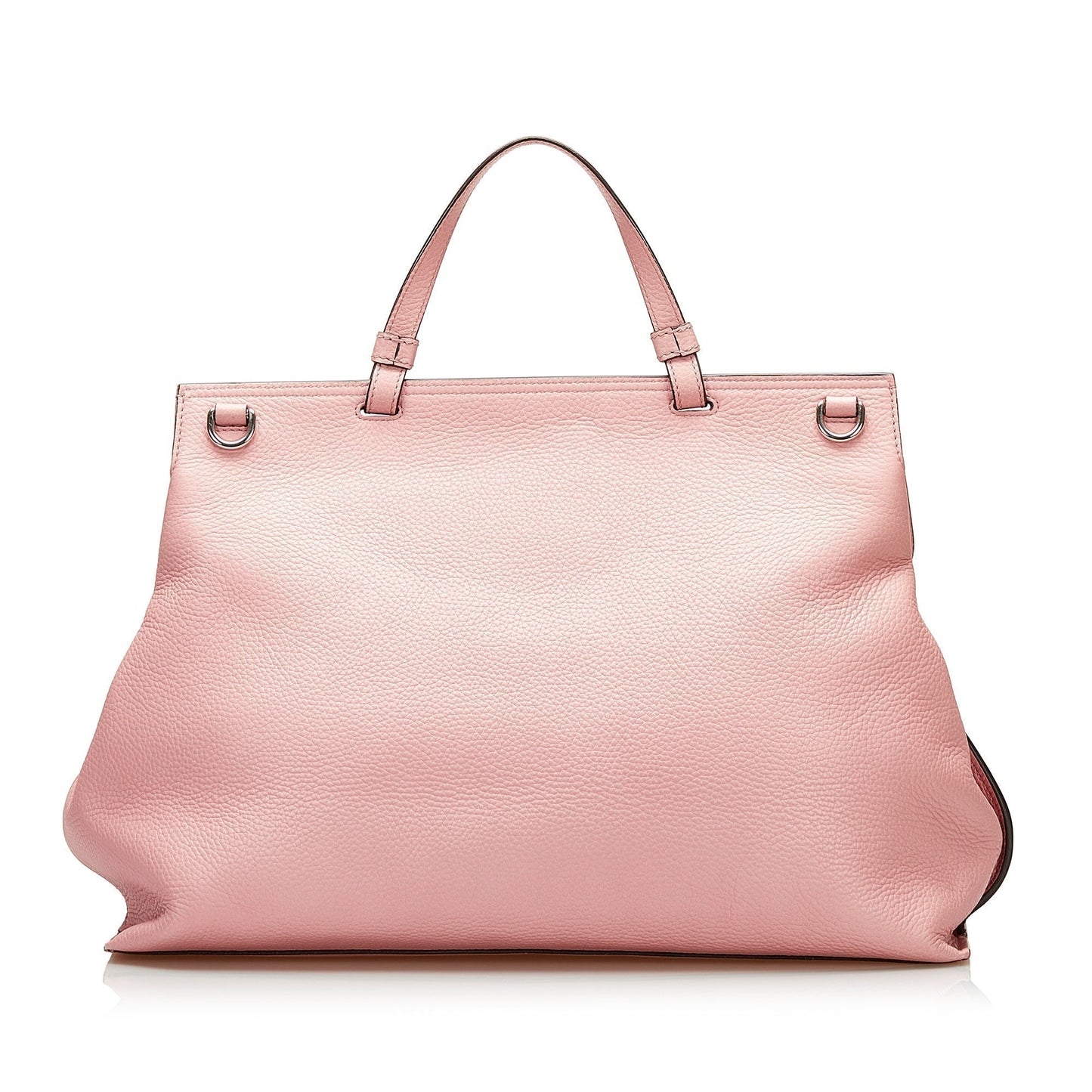 Gucci Twist Leather Top Handle Handbag