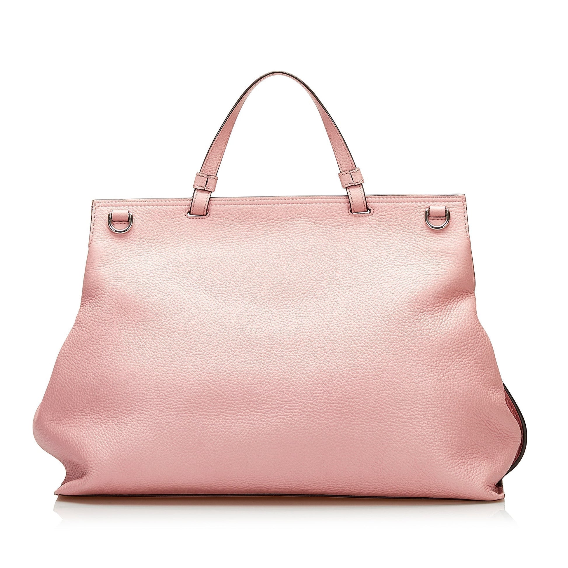 Gucci Twist Leather Top Handle Handbag