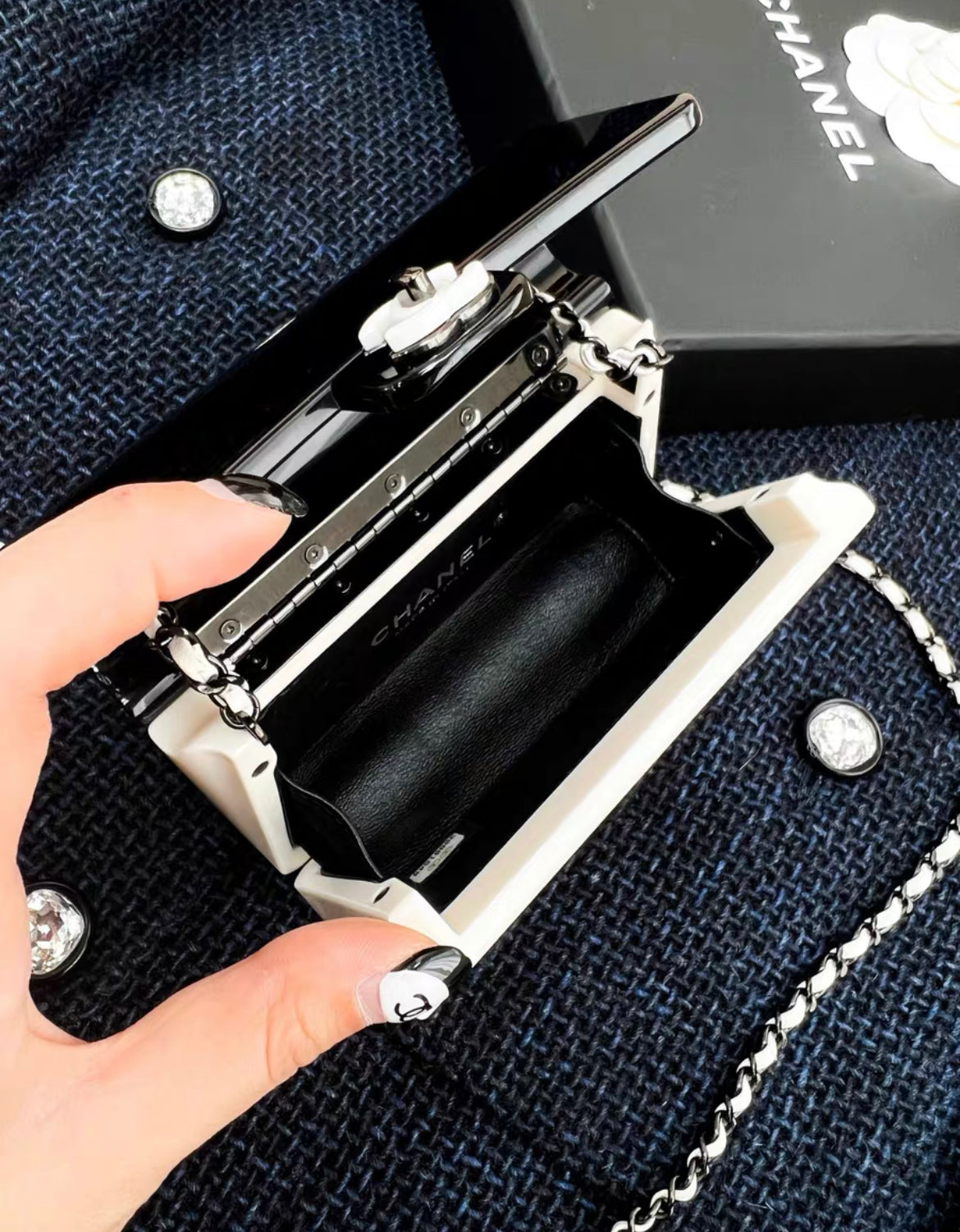 Chanel Colour-Block Flap Bag MinaudiÃ¨re