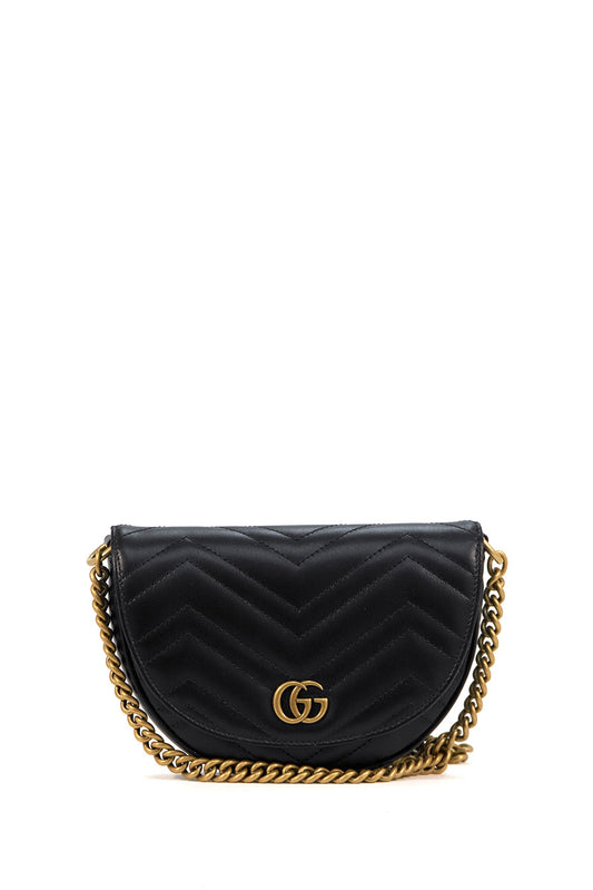 Gucci Chain Leather Shoulder Bag