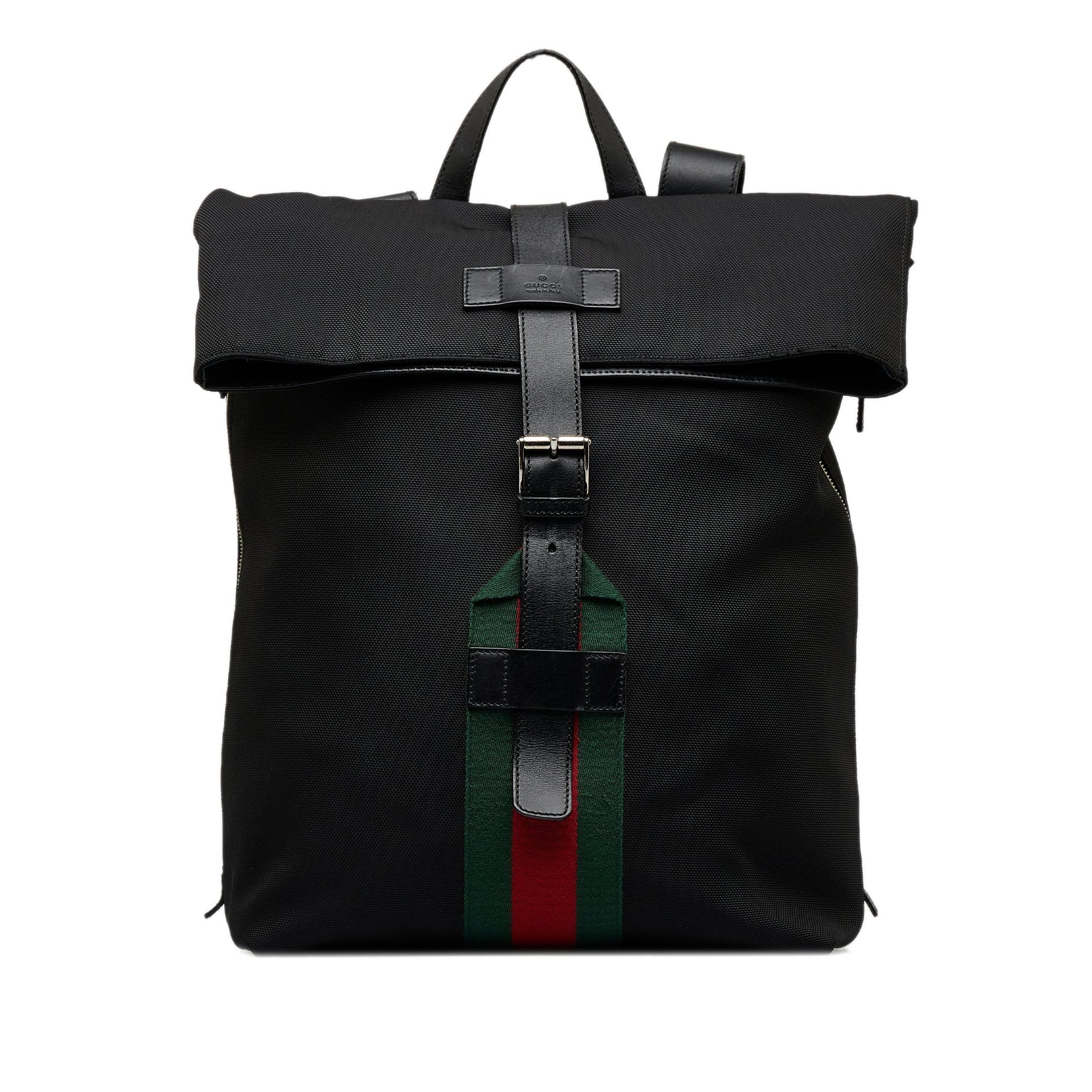 Gucci Canvas Top Handle Shoulder Bag