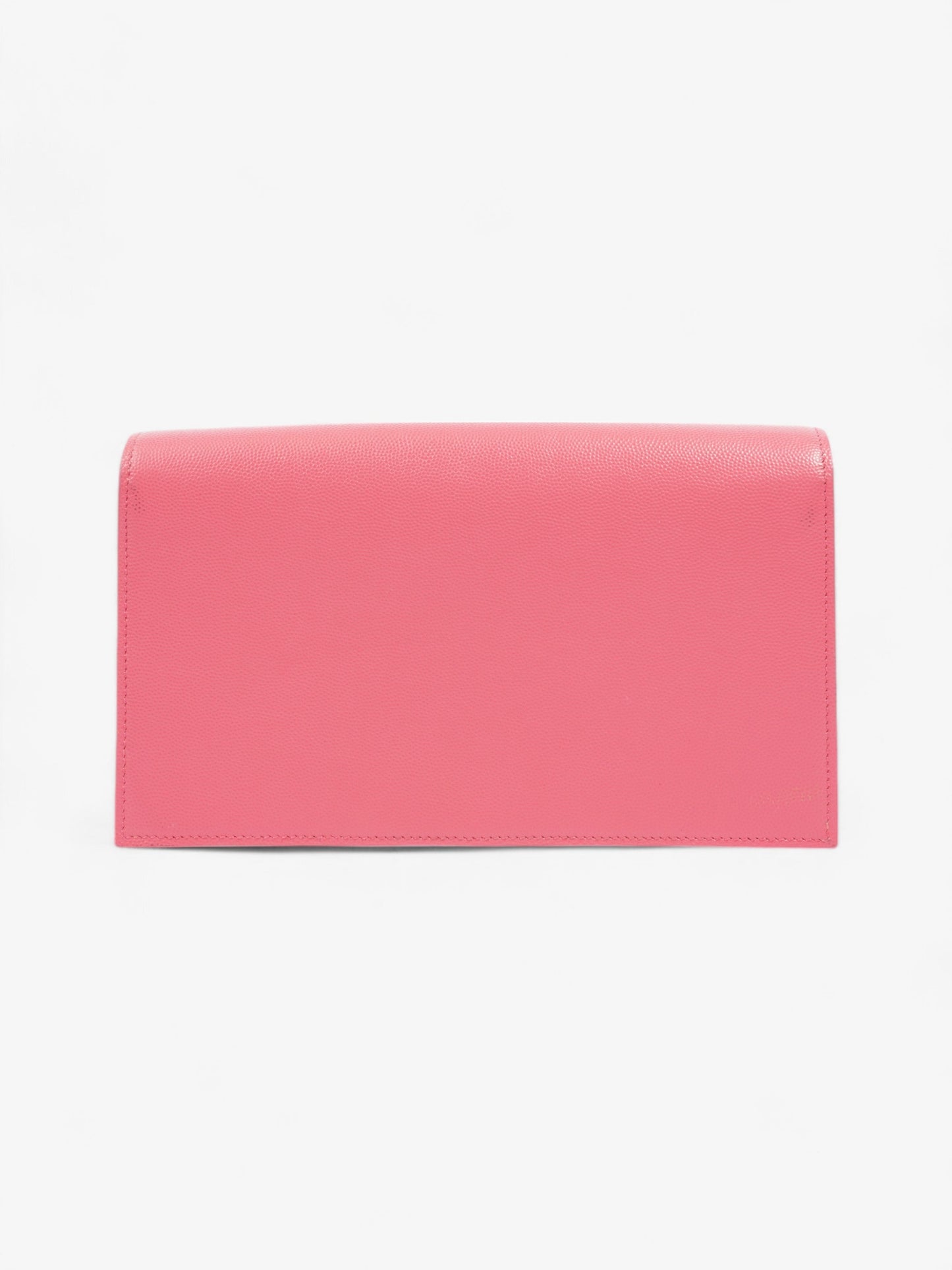 Saint Laurent Kate Neon Pink Grained Leather