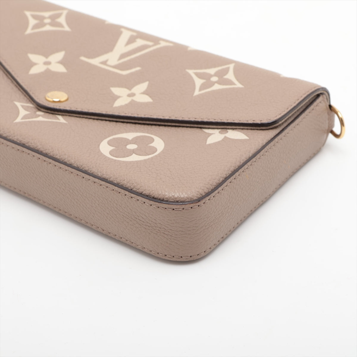 Louis Vuitton Tourterelle Monogram Empreinte Leather Felicie Clearance Sale