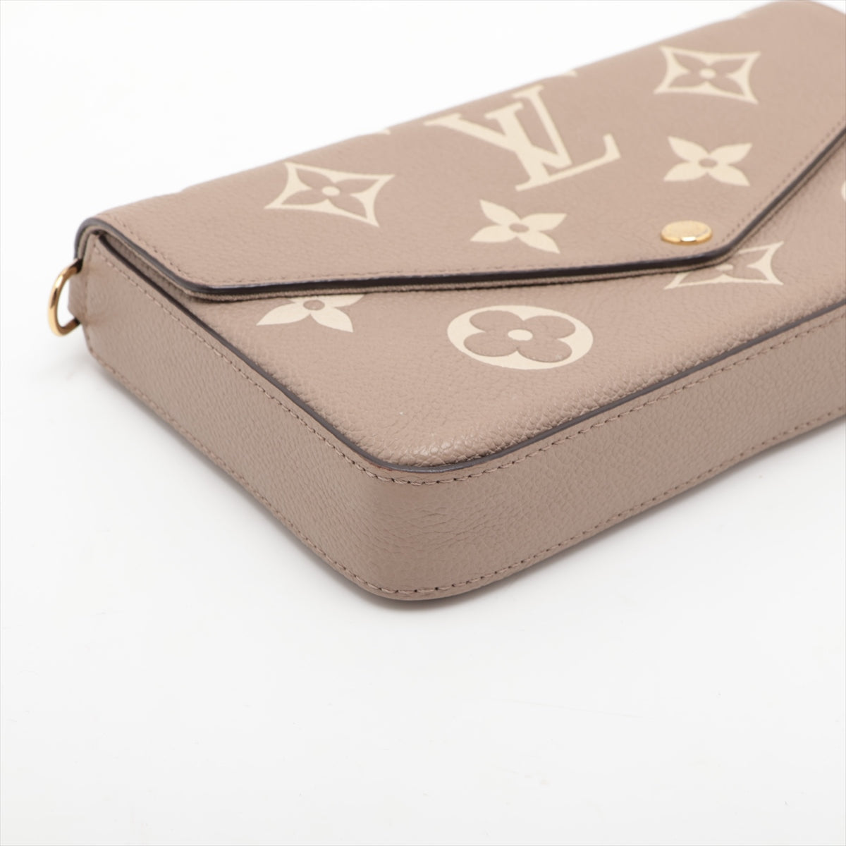 Louis Vuitton Tourterelle Monogram Empreinte Leather Felicie Clearance Sale