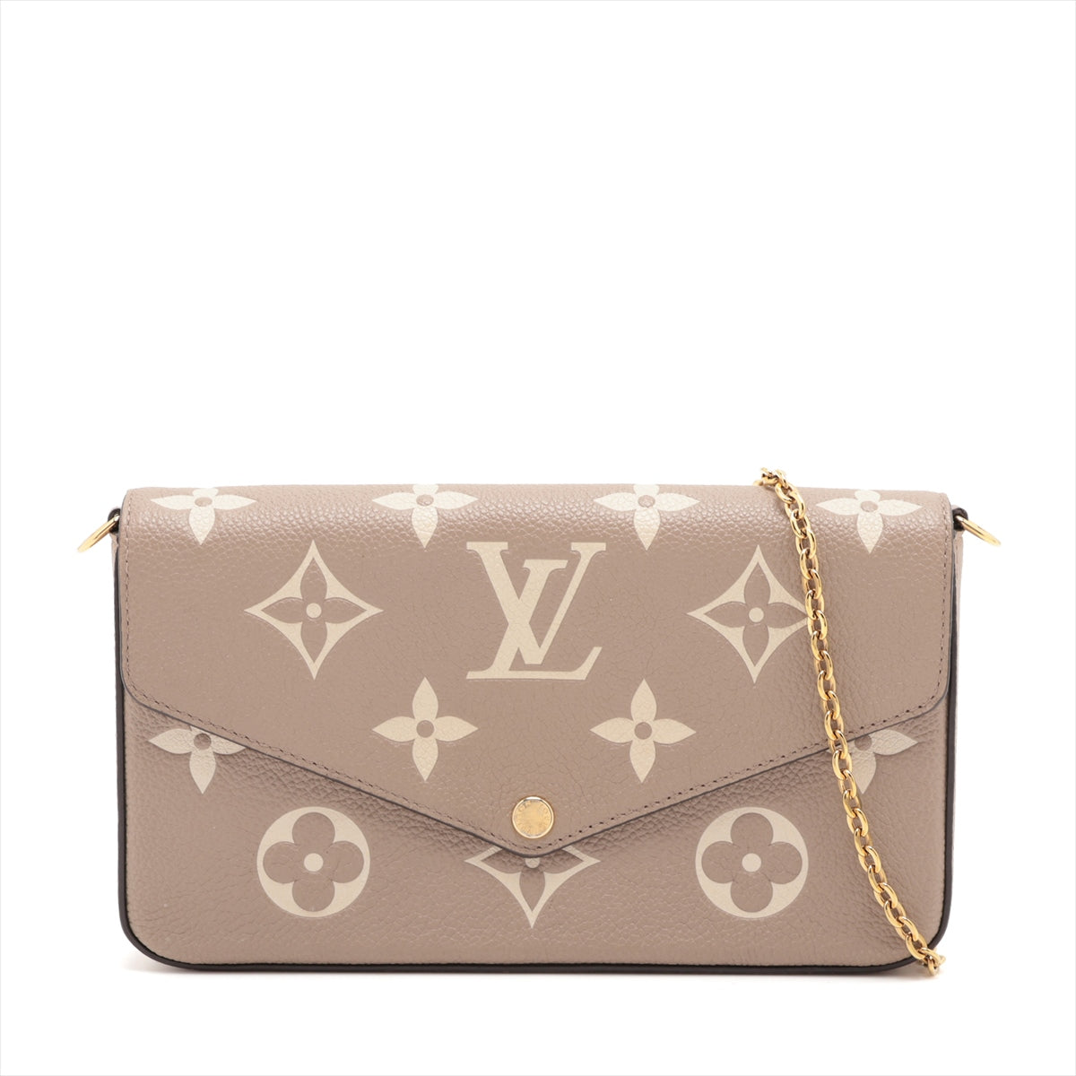 Louis Vuitton Tourterelle Monogram Empreinte Leather Felicie Clearance Sale