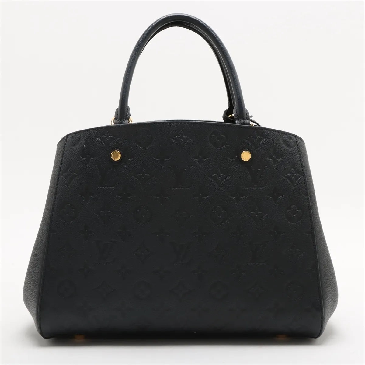 Louis Vuitton Noir Monogram Empreinte Leather Montaigne MM Clearance Sale