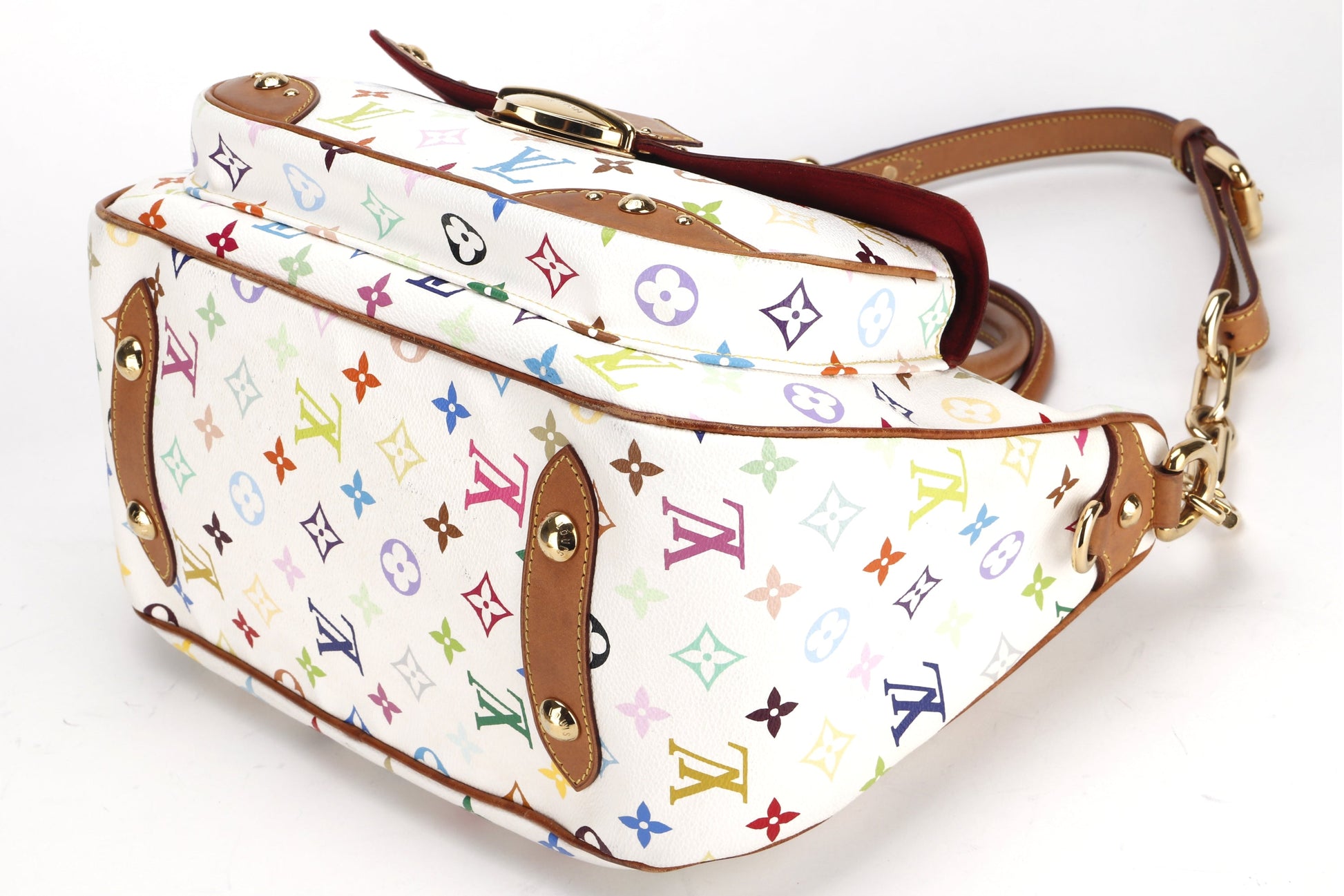 LOUIS VUITTON TAKASHI MURAKAMI MULTICOLOR BAG, WITH STRAP & DUST COVER