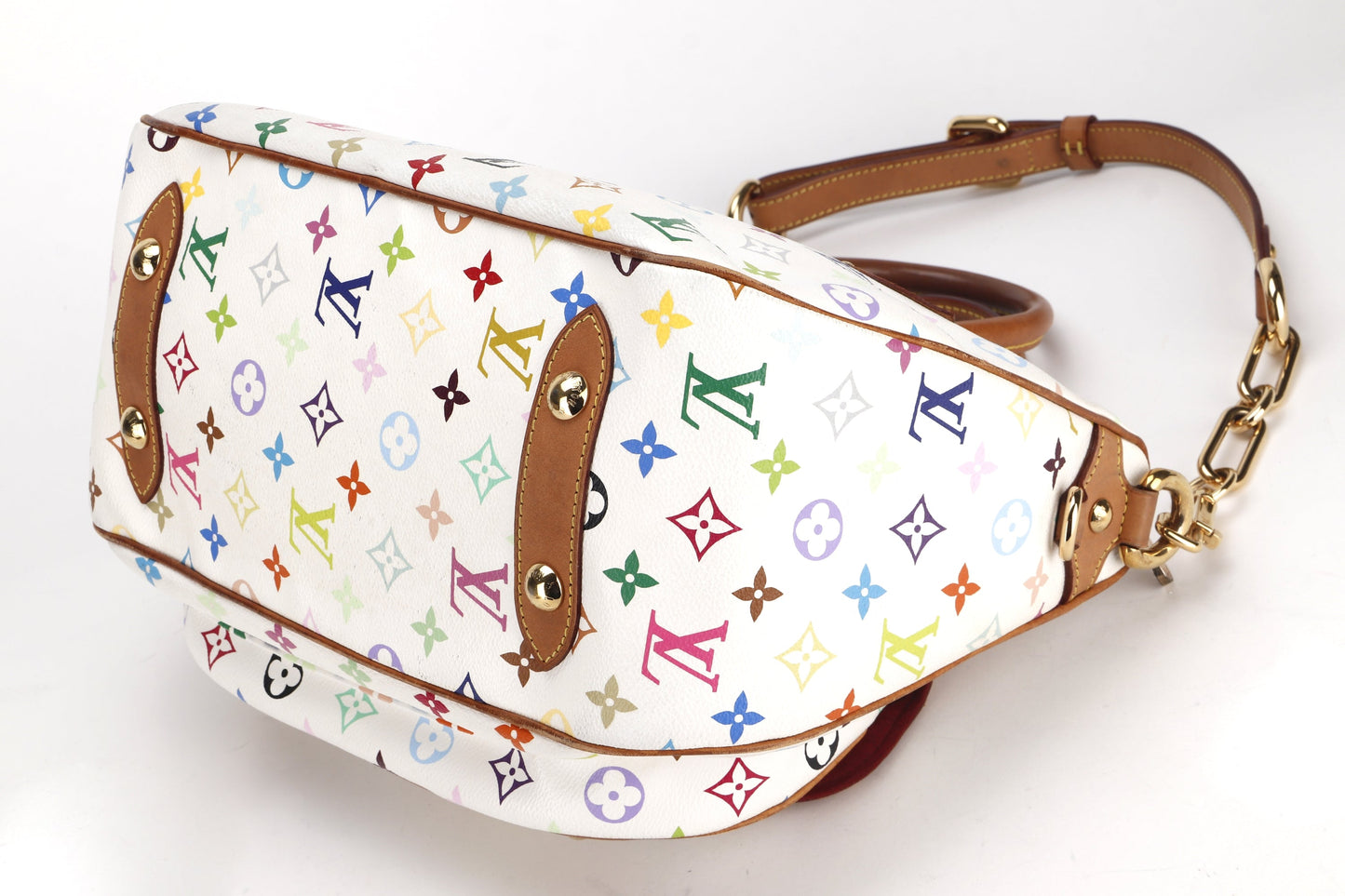 LOUIS VUITTON TAKASHI MURAKAMI MULTICOLOR BAG, WITH STRAP & DUST COVER