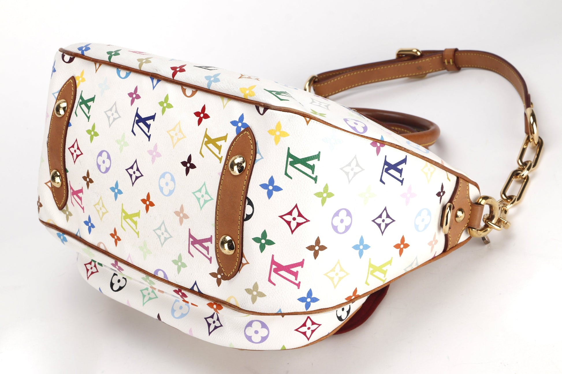 LOUIS VUITTON TAKASHI MURAKAMI MULTICOLOR BAG, WITH STRAP & DUST COVER