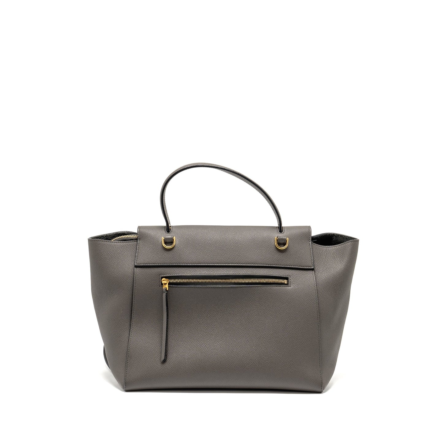 Luxury CELINE Mini Belt Bag Calfskin Grey GHW