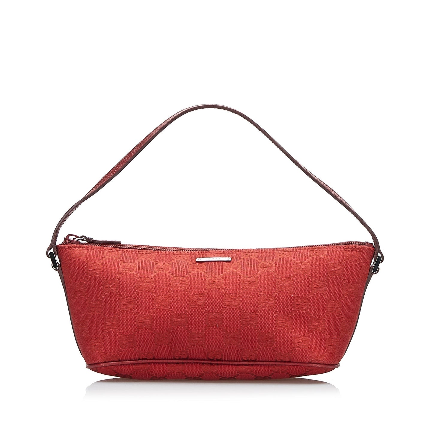 Gucci Leather Canvas Shoulder Bag Style 39
