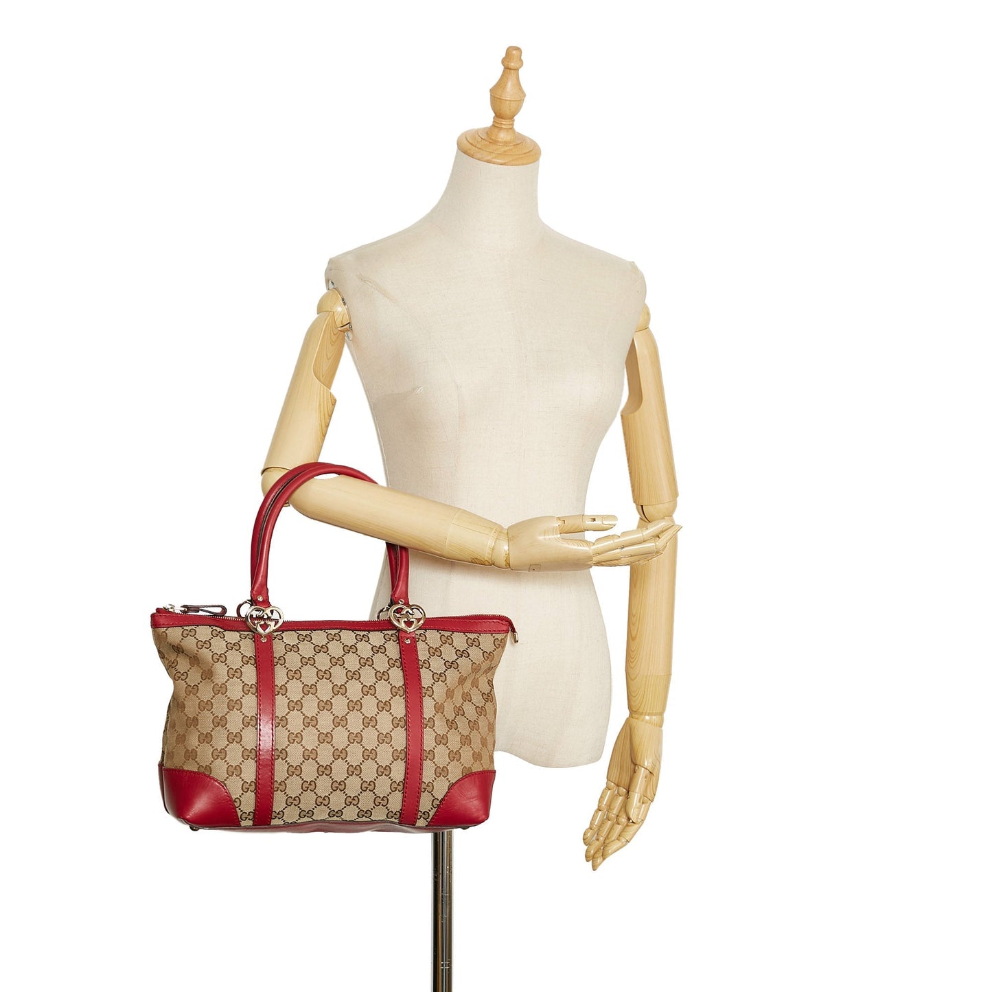 Gucci Leather Canvas Tote Style 68