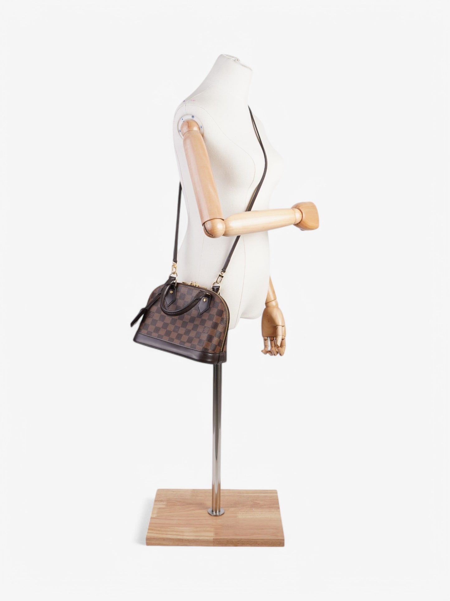 Louis Vuitton Alma Damier Ebene Coated Canvas