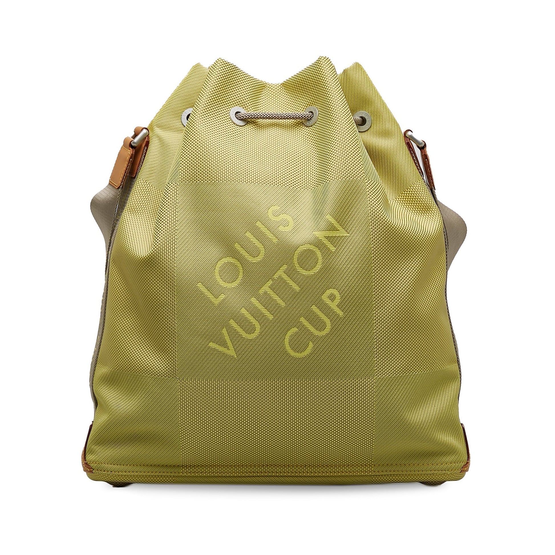 Green Louis Vuitton Damier Geant LV Cup Volunteer Bucket Bag