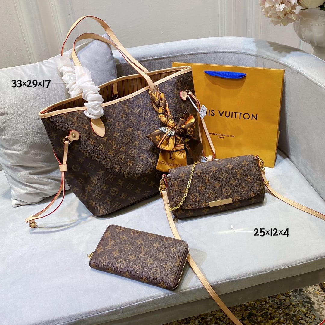 Louis Vuitton Neverfull Handbag Sets