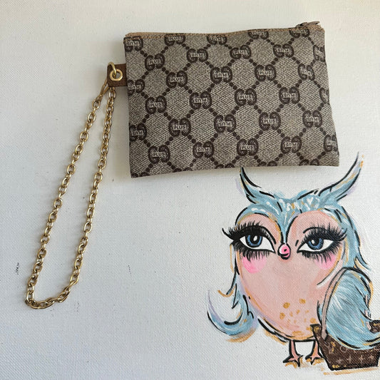 Gucci Chain Canvas Handbag