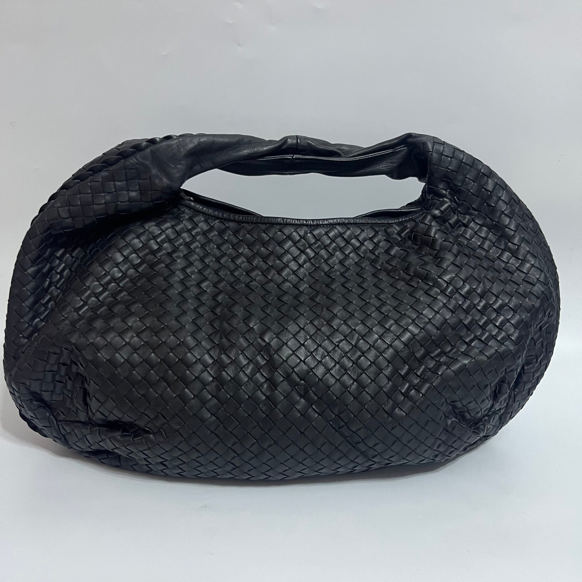 Bottega Veneta Belly Hobo Intrecciato Black Large 50cm
