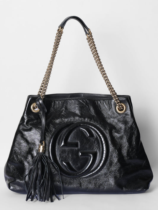 Gucci Lou Quilted Chain Shoulder Bag