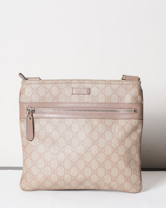 Gucci Lou Monogram Leather Canvas Tote