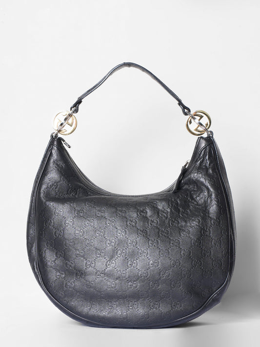 Gucci Lou Leather Shoulder Bag