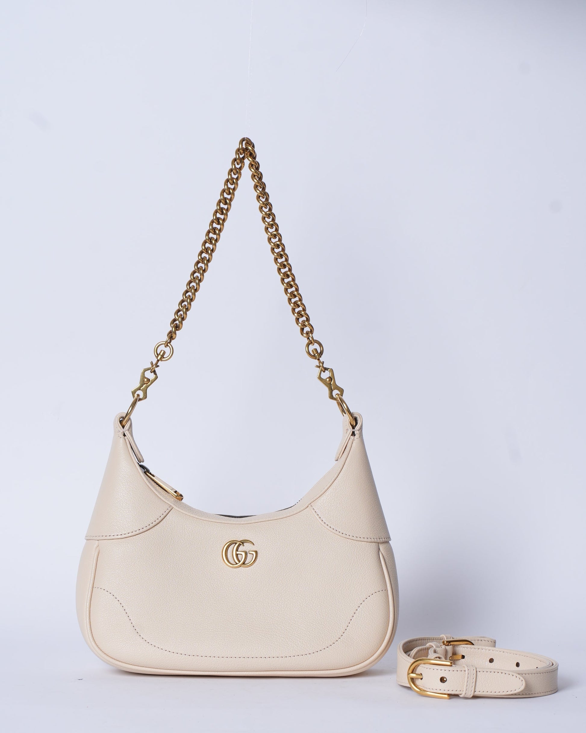 Gucci Lou Leather Shoulder Bag