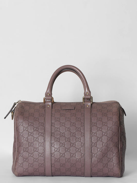 Gucci Lou Leather Top Handle Shoulder Bag