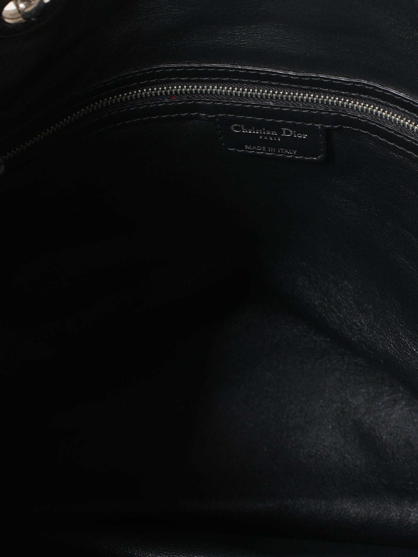 Christian Dior Large Woven Calfskin Bag