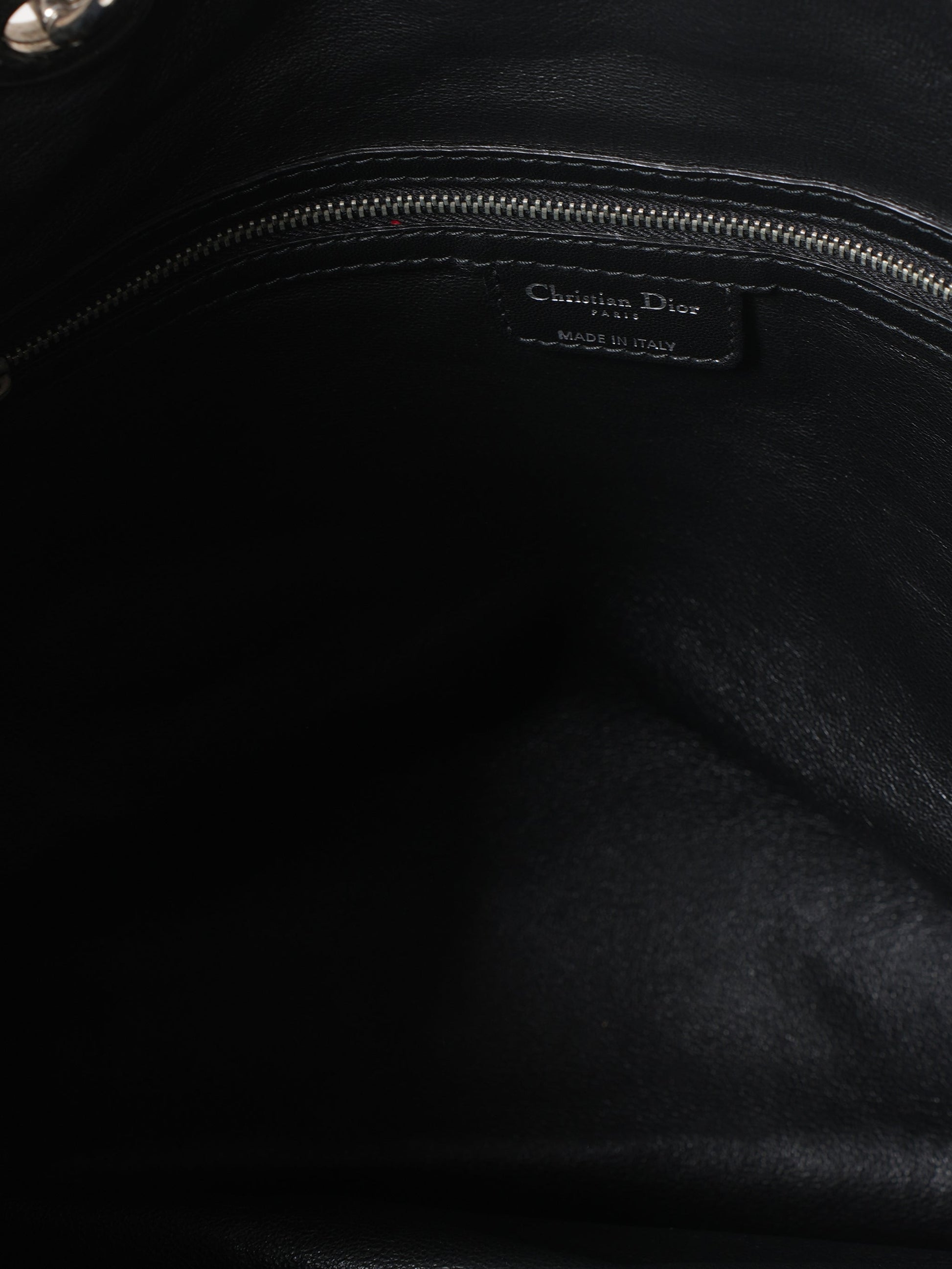 Christian Dior Large Woven Calfskin Bag