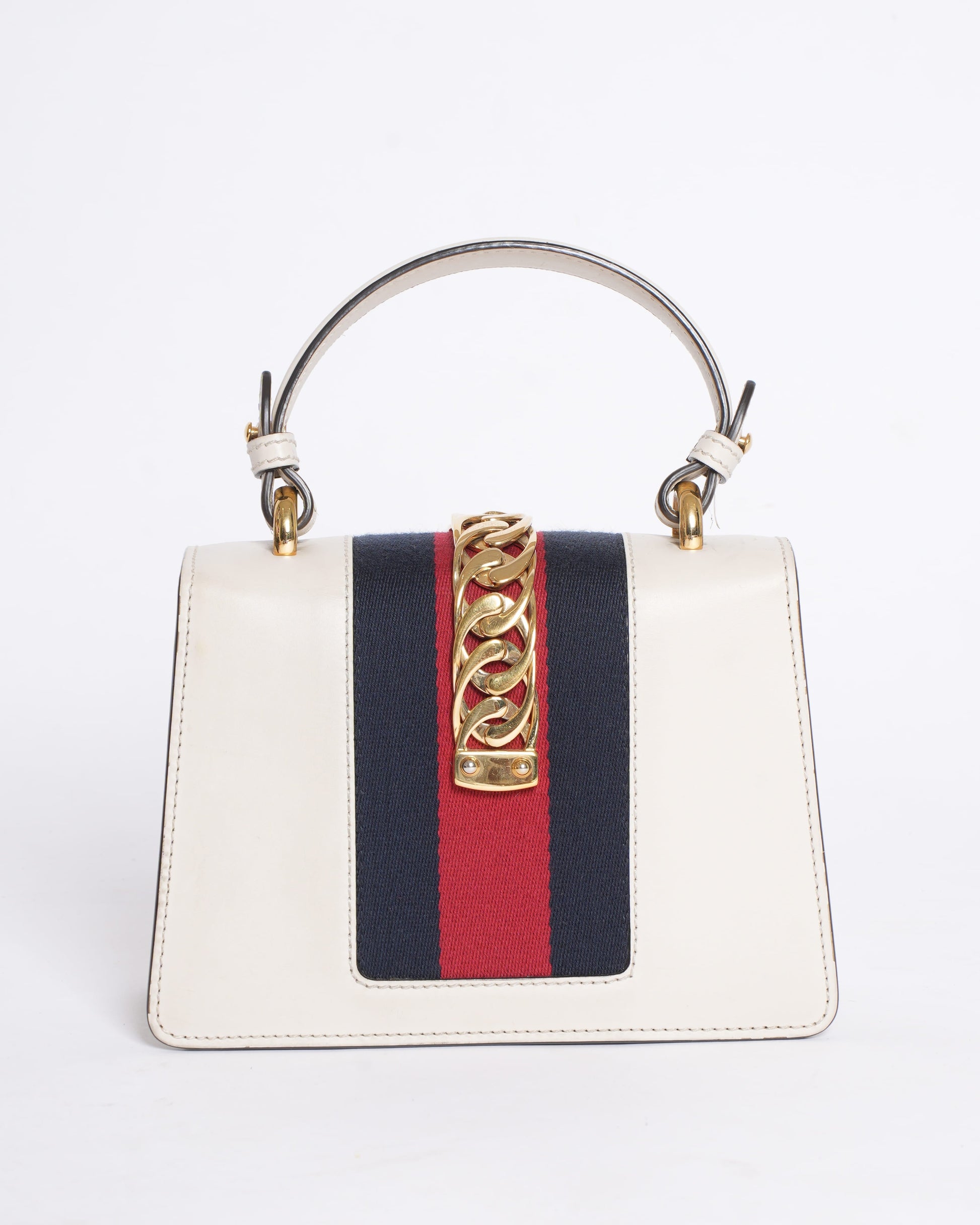 Gucci Leather Top Handle Crossbody