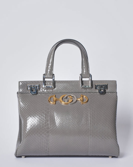 Gucci Lou Leather Top Handle Handbag
