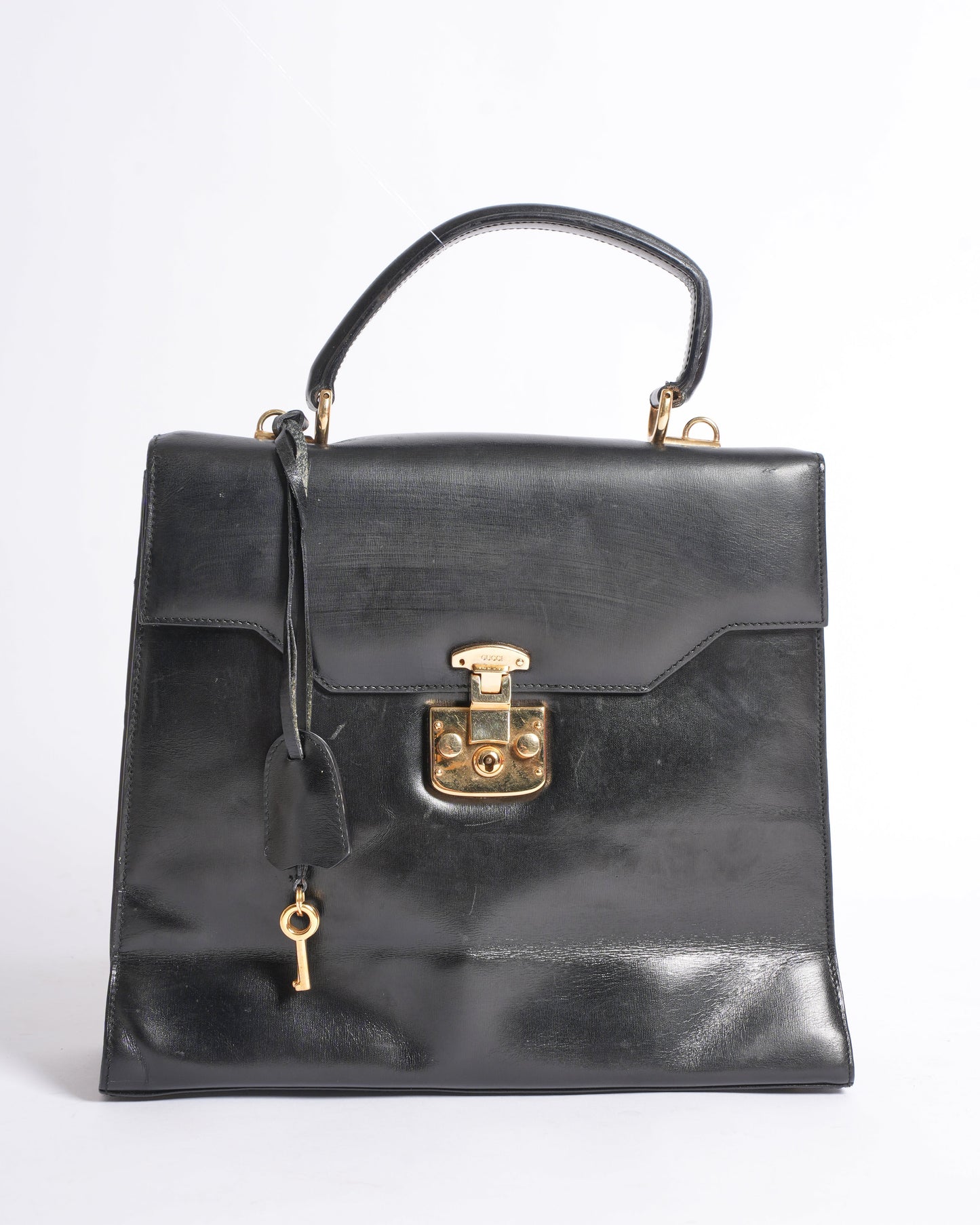 Gucci Leather Top Handle Crossbody