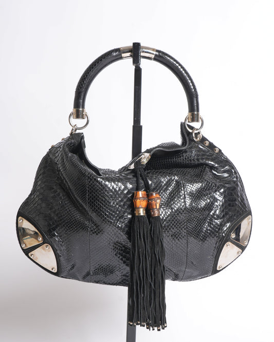 Gucci Leather Top Handle Shoulder Bag