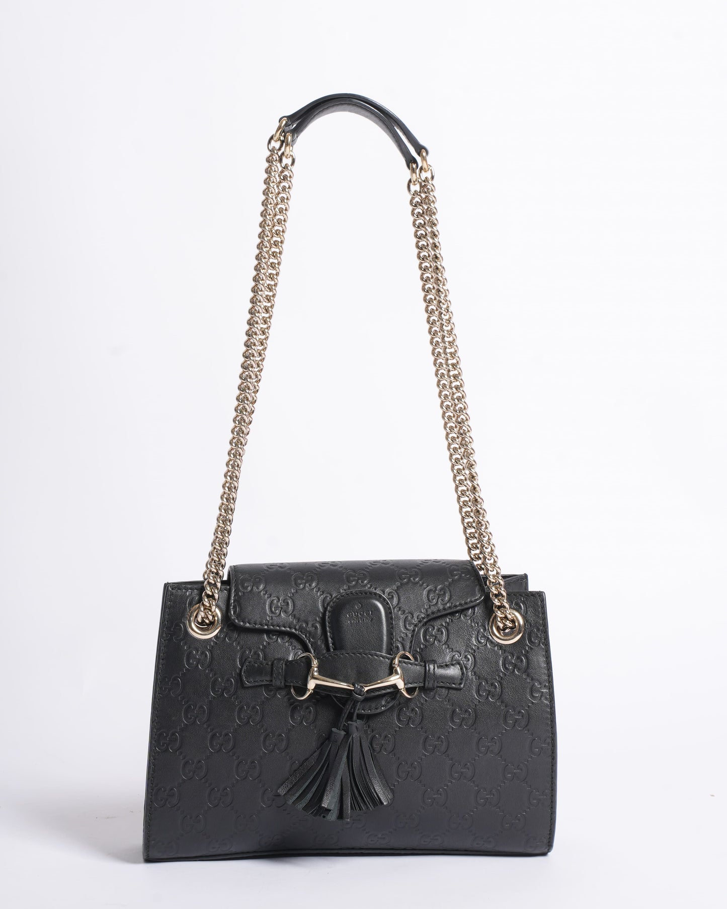 Gucci Chain Leather Shoulder Bag