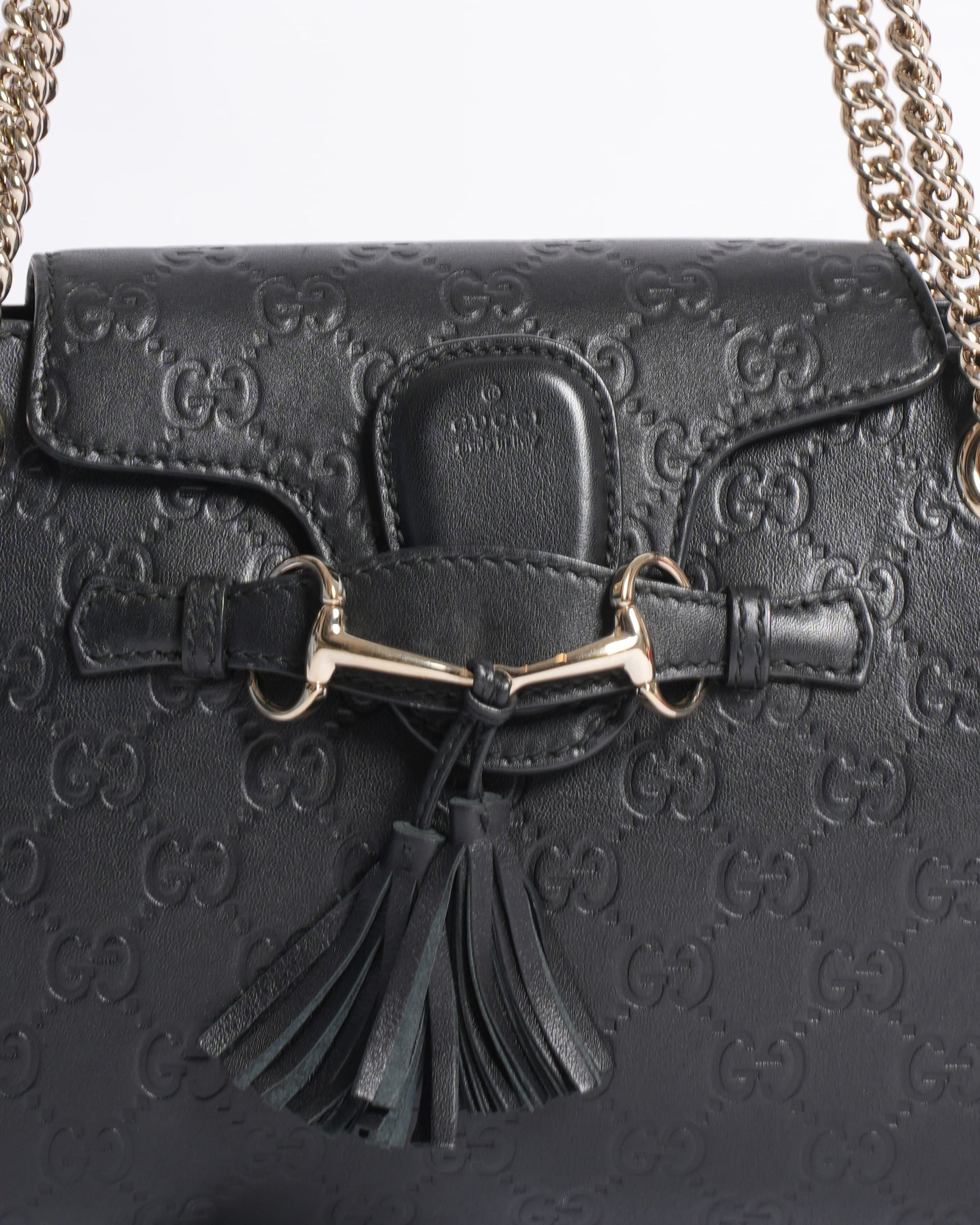 Gucci Chain Leather Shoulder Bag