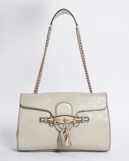 Gucci Chain Leather Shoulder Bag