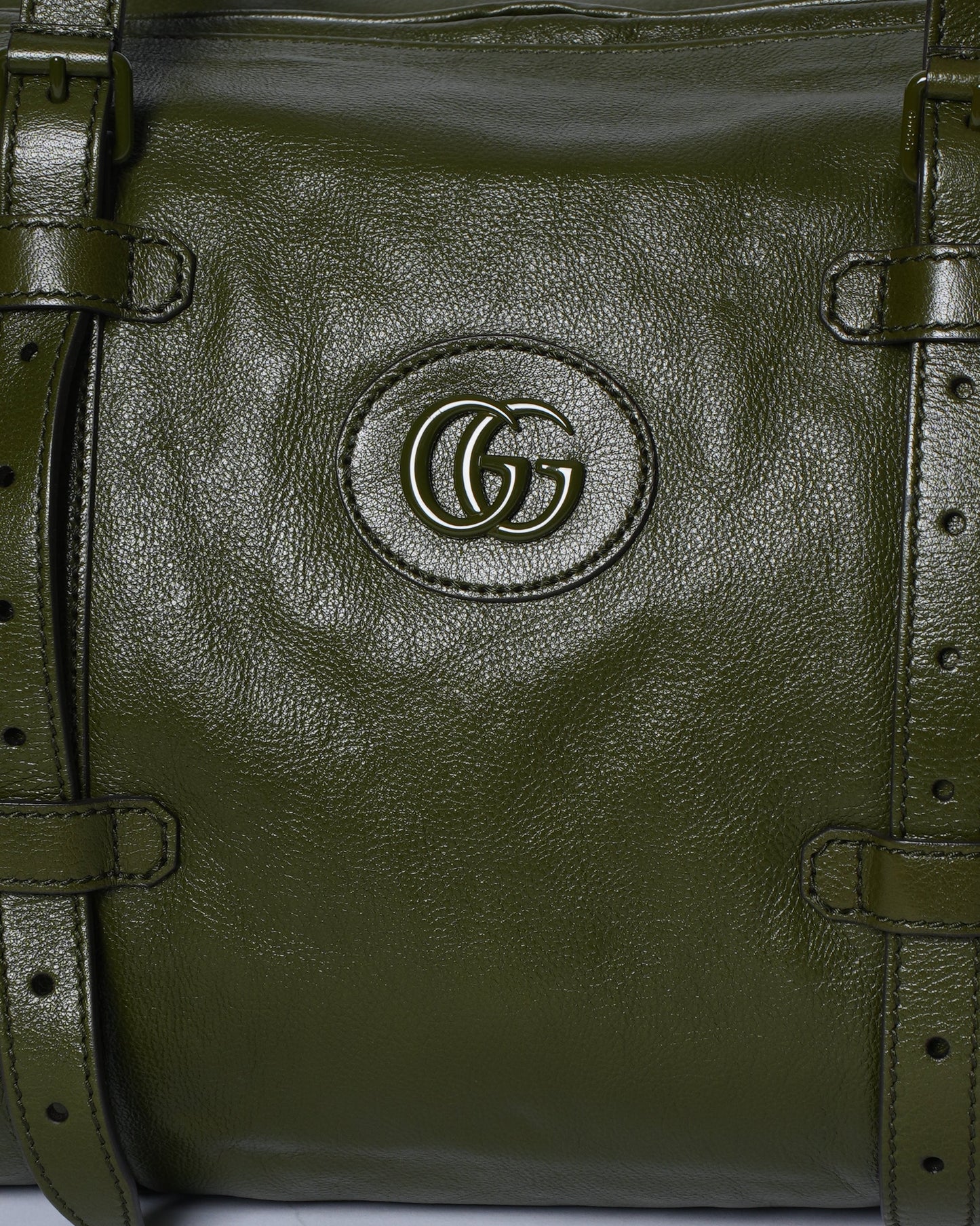Gucci Lou Monogram Leather Handbag