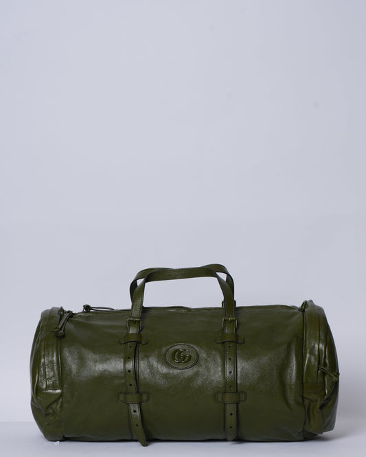 Gucci Lou Monogram Leather Handbag