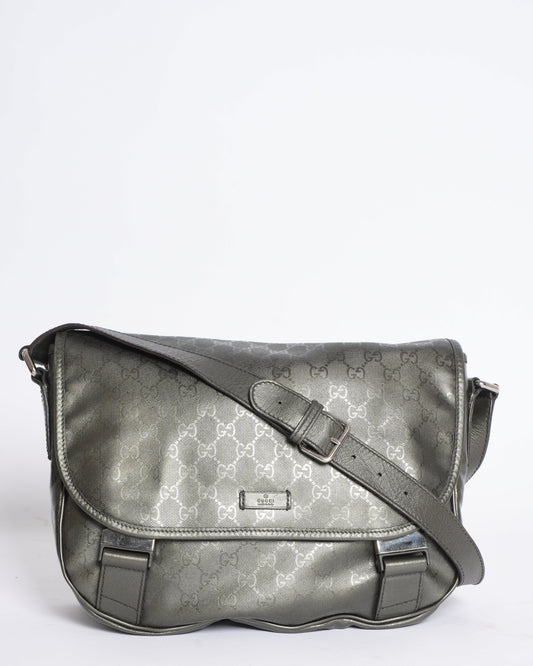 Gucci Leather Canvas Crossbody