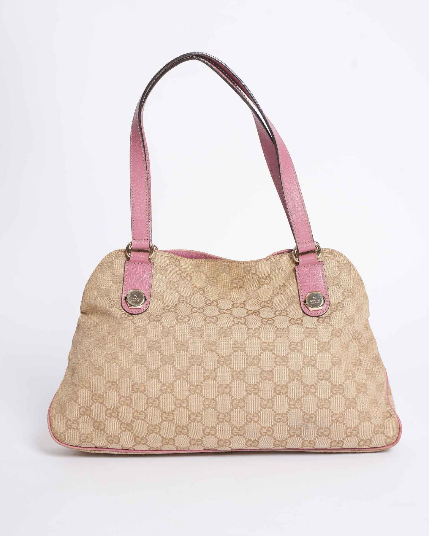 Gucci Leather Canvas Tote