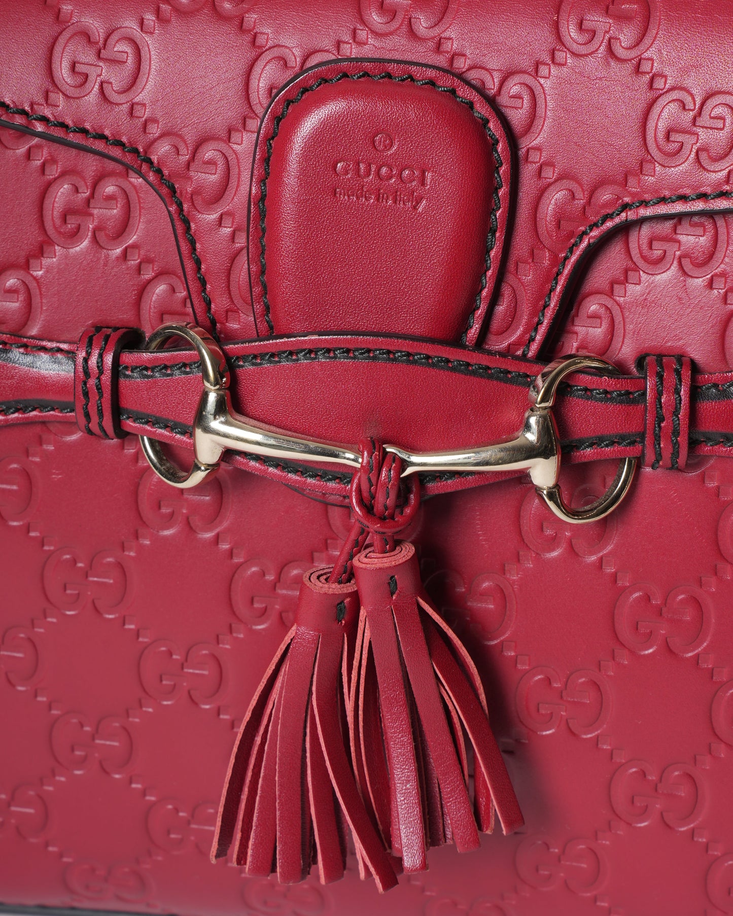 Gucci Lou Chain Leather Shoulder Bag