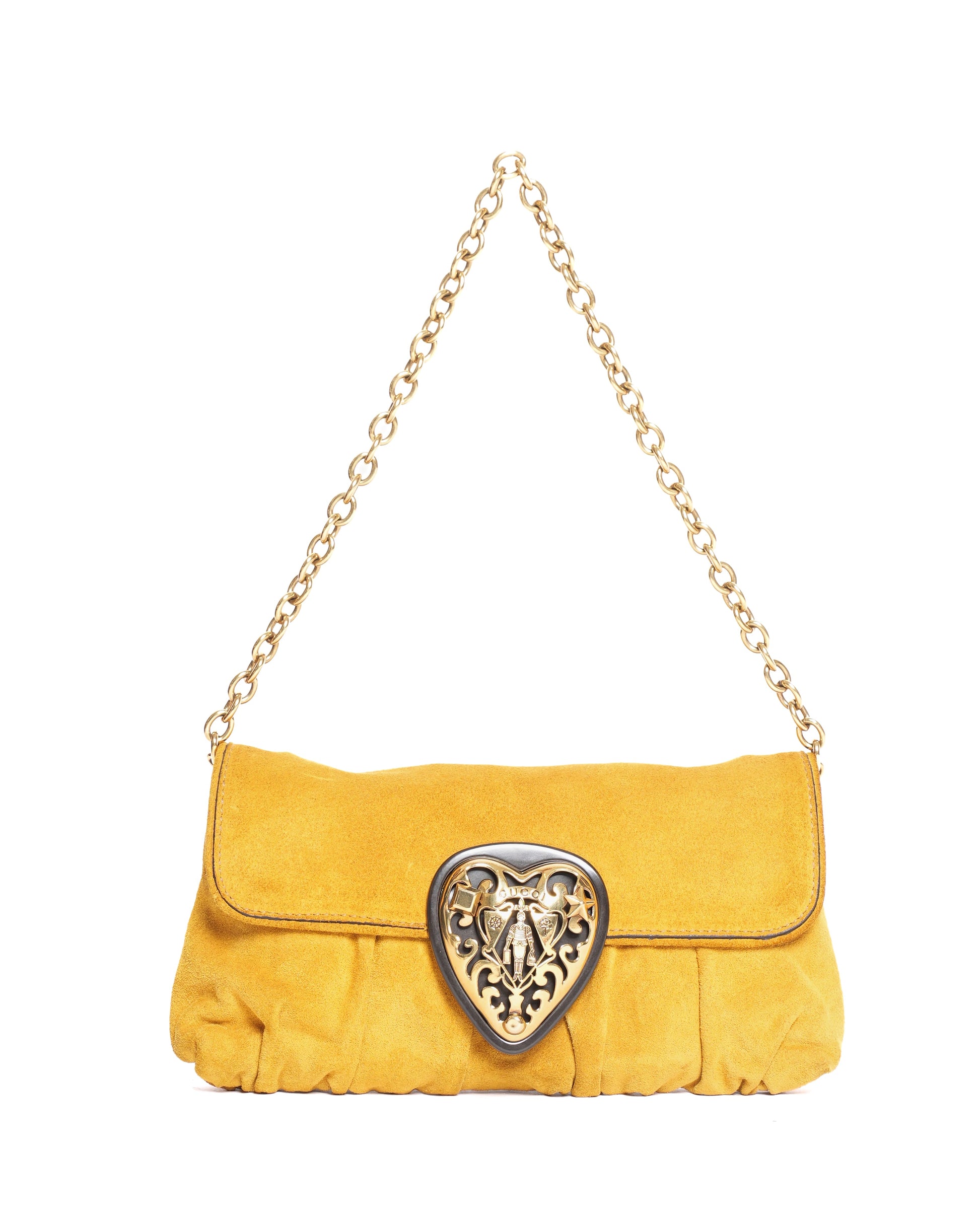Gucci Chain Leather Shoulder Bag