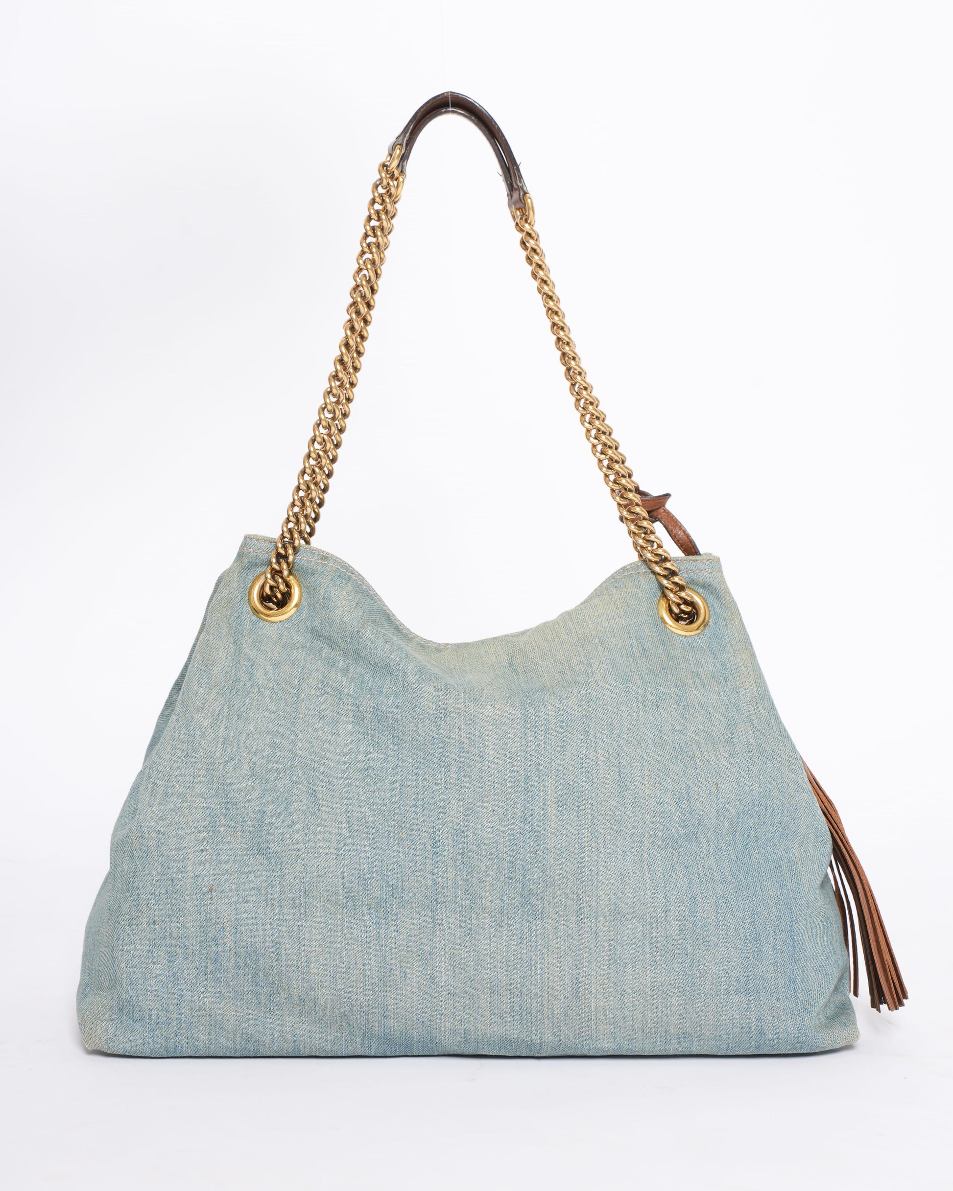 Gucci Chain Leather Shoulder Bag