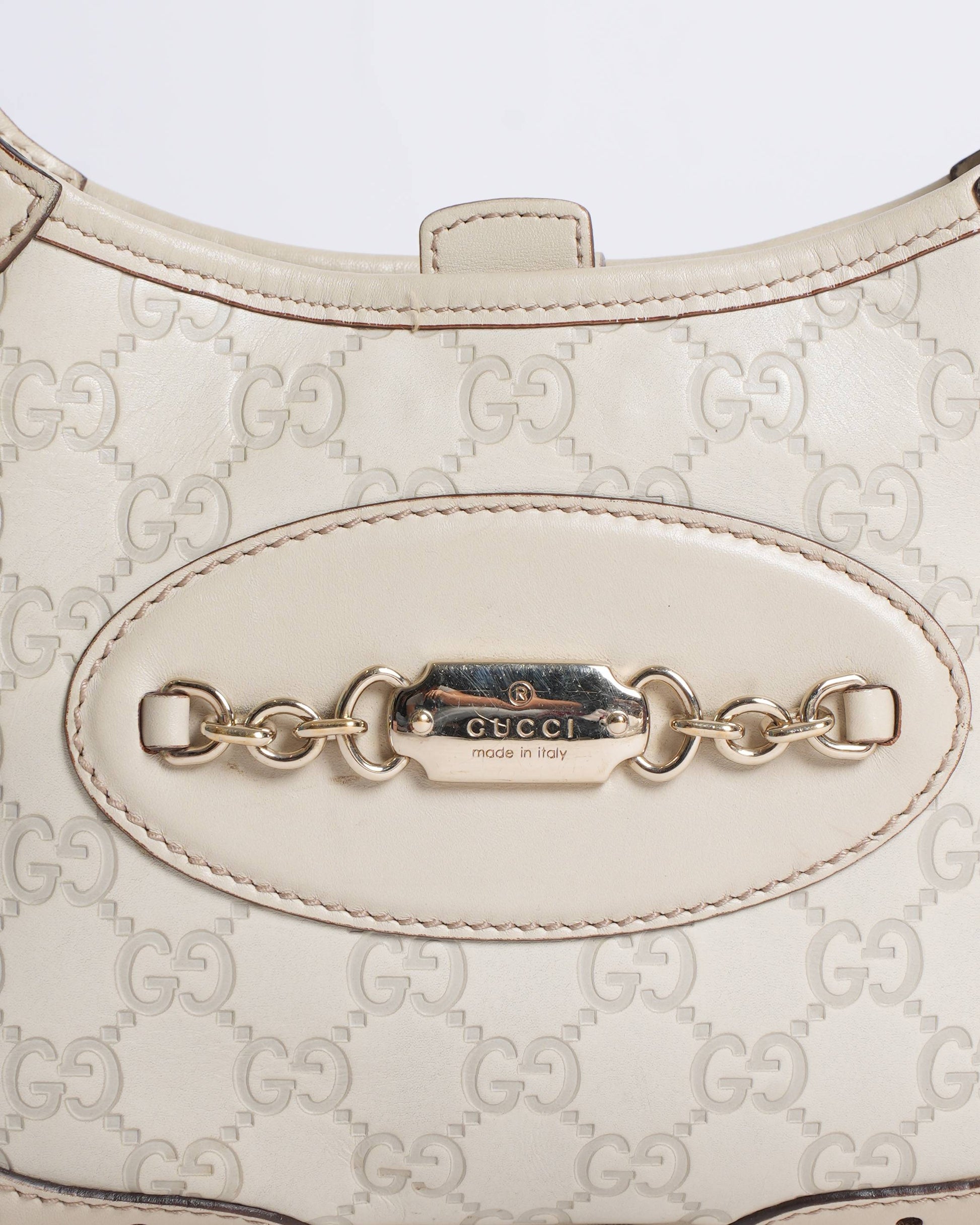 Gucci Monogram Chain Leather Crossbody