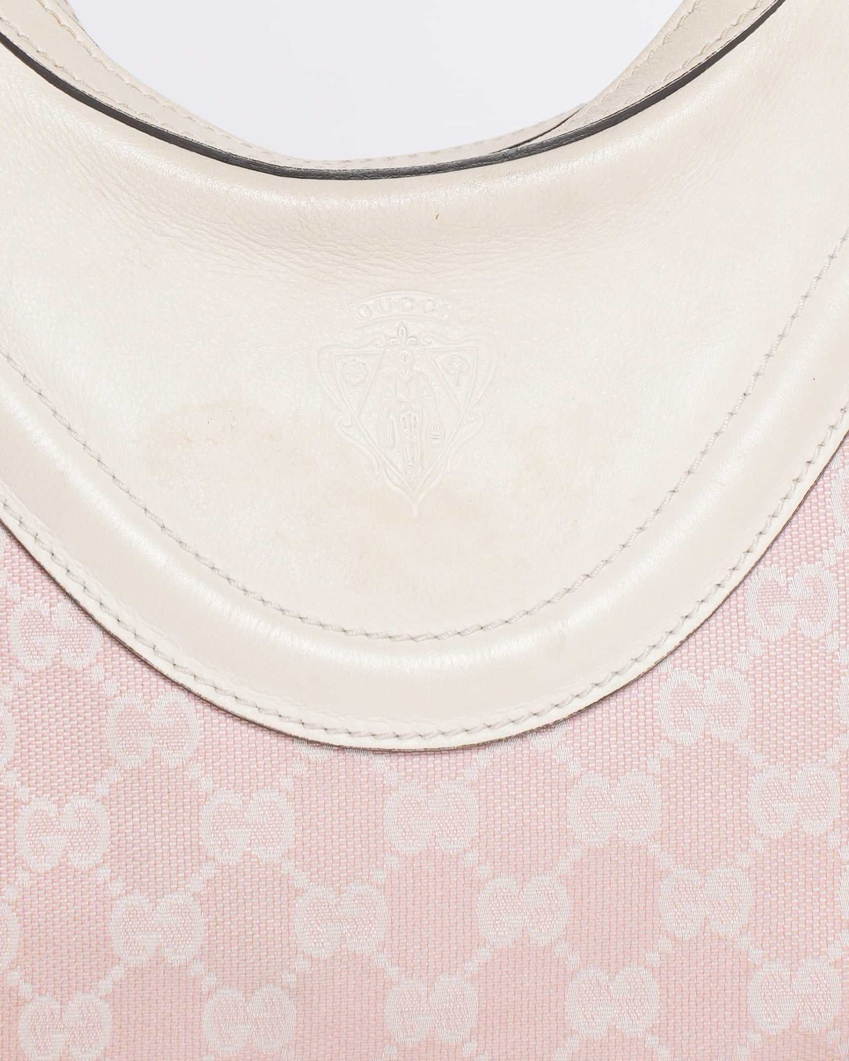 Gucci Leather Canvas Shoulder Bag