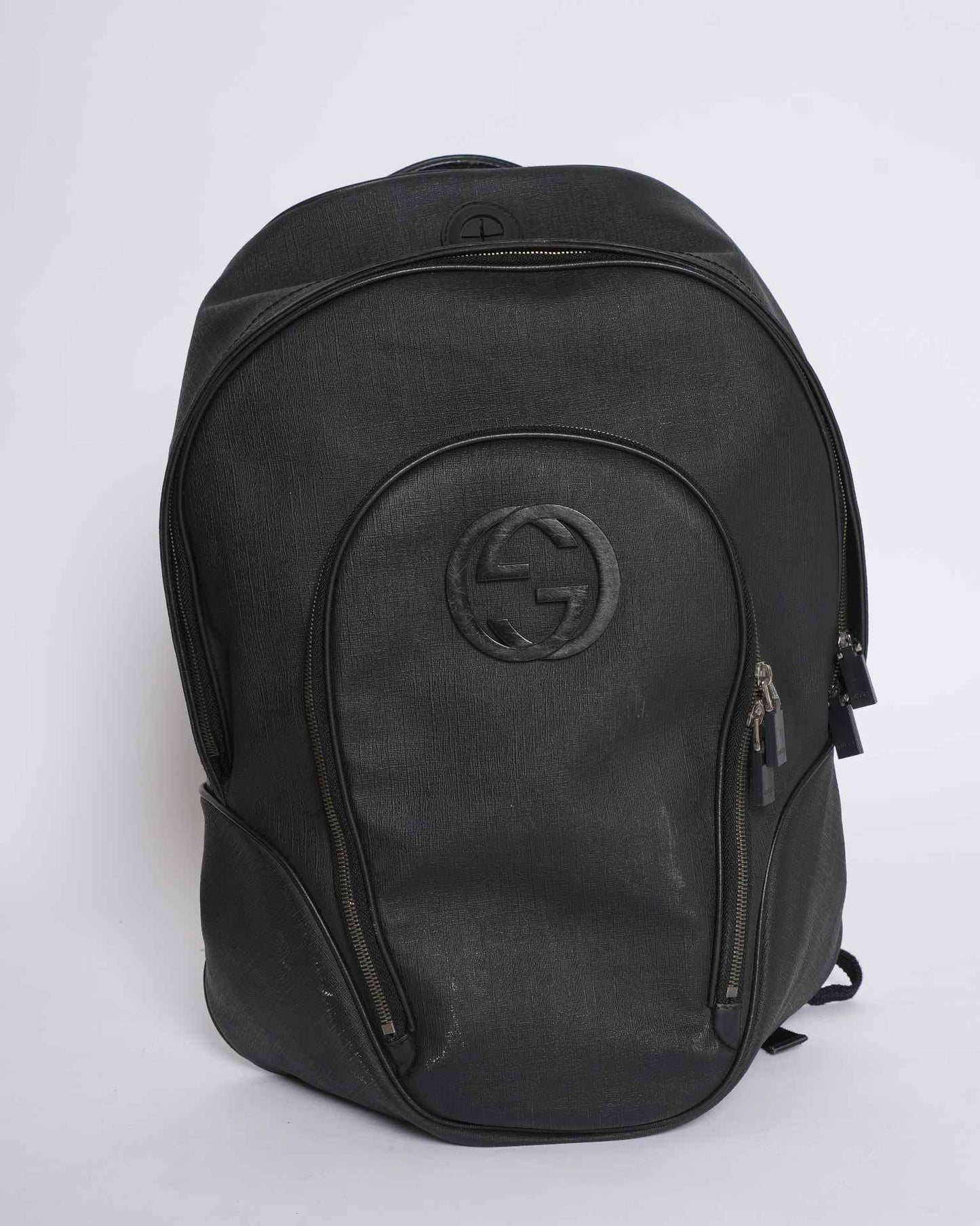 Gucci Leather Canvas Shoulder Bag