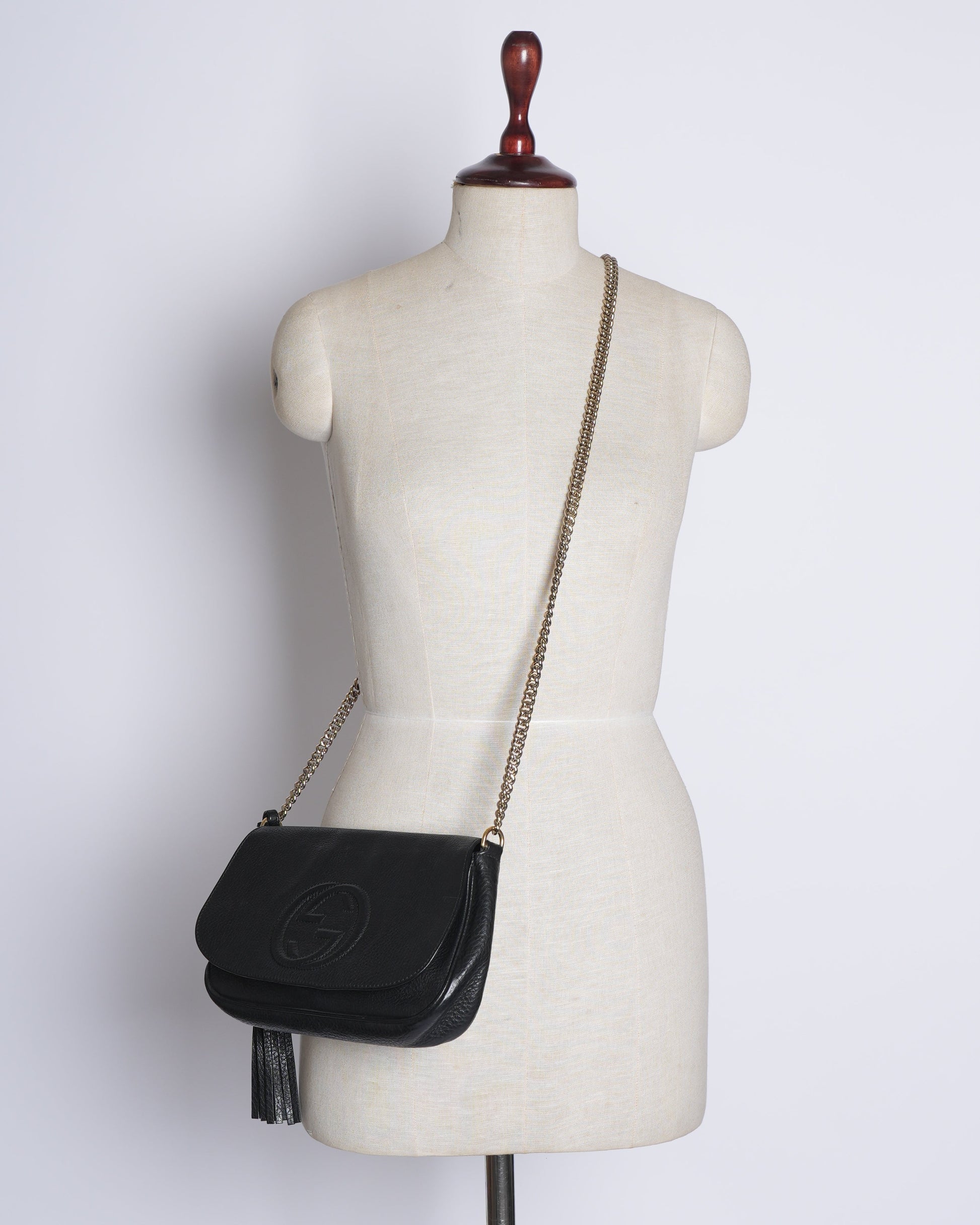 Gucci Lou Leather Mini Crossbody